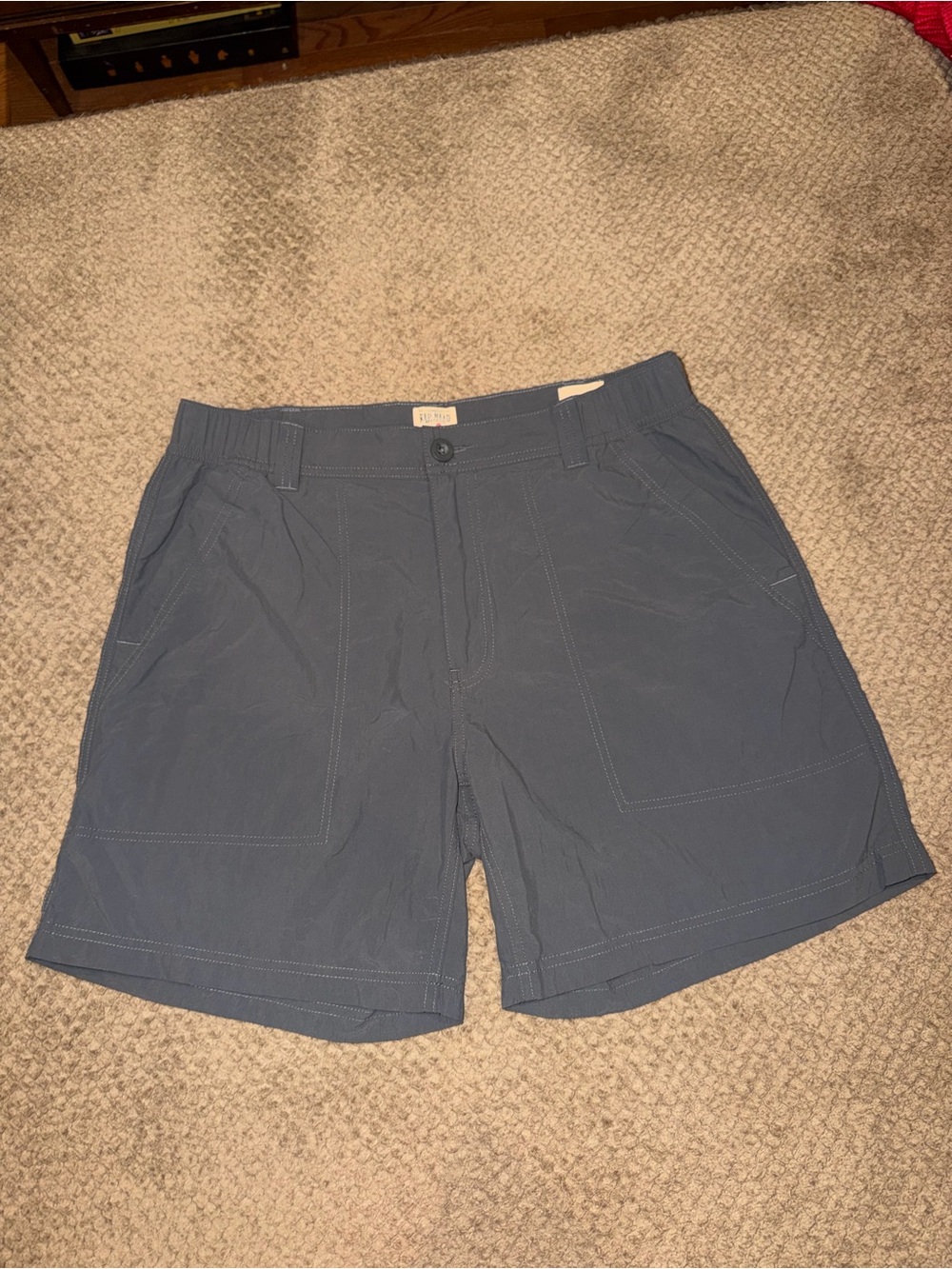 RedHead Men's Slate Nylon Hybrid Lightweight Shorts - Size 34
